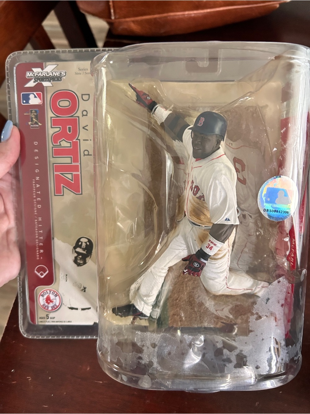 David Ortiz #34 McFarlane Series 18 MLB Boston Red Sox Action Figure, NEW SEALED
